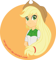 Size: 1024x1098 | Tagged: safe, artist:verygood91, applejack, equestria girls, g4, female, solo