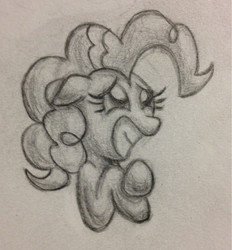 Size: 1113x1200 | Tagged: safe, artist:dream-star-slash, pinkie pie, g4, drawing