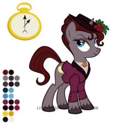 Size: 504x504 | Tagged: safe, artist:lissystrata, pony, unicorn, doctor who, female, mare, michelle gomez, missy, ponified, reference sheet, simple background, the master, the mistress, transparent background, unshorn fetlocks