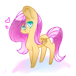 Size: 2500x2500 | Tagged: safe, artist:milena-milka, fluttershy, g4, female, high res, solo