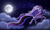 Size: 2852x1721 | Tagged: safe, artist:trippinmars, oc, oc only, oc:valkyrie, alicorn, pony, alicorn oc, cloud, cloudy, female, flying, full moon, looking back, mare, moon, night, night sky, sky, solo, spread wings, starry eyes, starry night, stars, windswept mane, windswept tail, wingding eyes, wings