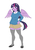 Size: 1200x1697 | Tagged: safe, artist:thecreator9, twilight sparkle, anthro, g4, clothes, female, socks, solo, thigh highs, twilight sparkle (alicorn)