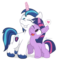 Size: 910x980 | Tagged: safe, artist:dm29, shining armor, twilight sparkle, g4, affection, bbbff, brother and sister, colt, colt shining armor, cute, duo, filly, filly twilight sparkle, fluffy, fuzznums, heart, hug, julian yeo is trying to murder us, male, shining adorable, siblings, simple background, style emulation, transparent background, twiabetes, younger