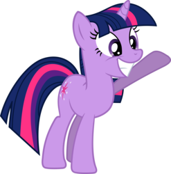 Size: 6000x6063 | Tagged: safe, artist:slb94, twilight sparkle, pony, unicorn, g4, games ponies play, absurd resolution, female, grin, mare, simple background, smiling, solo, squee, transparent background, unicorn twilight, vector