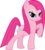 Size: 5971x6671 | Tagged: safe, artist:slb94, pinkie pie, g4, absurd resolution, bedroom eyes, female, pinkamena diane pie, rarity pose, simple background, solo, transparent background, vector