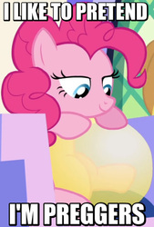 Size: 366x541 | Tagged: safe, screencap, pinkie pie, equestria girls, g4, my little pony equestria girls: rainbow rocks, balloon, female, hilarious in hindsight, image macro, implied pregnancy, meme, solo, that pony sure does love balloons