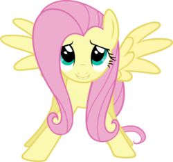 Size: 6000x5585 | Tagged: safe, artist:slb94, fluttershy, g4, absurd resolution, female, simple background, solo, transparent background, vector