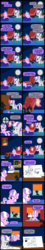 Size: 1500x8384 | Tagged: safe, artist:magerblutooth, diamond tiara, twilight velvet, oc, oc:dazzle, cat, pony, comic:diamond and dazzle, g4, accessory theft, butt, comic, drawing, female, filly, foal, mare, pencil, plot, psychiatrist