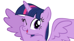 Size: 1280x718 | Tagged: safe, artist:facing-worlds, twilight sparkle, alicorn, pony, g4, female, mare, simple background, spoiler alert, transparent background, twilight sparkle (alicorn), vector