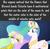 Size: 1280x1256 | Tagged: safe, screencap, discord, princess celestia, g4, flower, overanalyzing, text