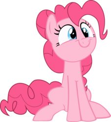 Size: 9089x10000 | Tagged: safe, artist:pikachux1000, pinkie pie, g4, absurd resolution, cross-eyed, silly, silly face, smiling