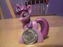 Size: 480x360 | Tagged: safe, twilight sparkle, g4, female, fen, irl, photo, renminbi, toy, yuan