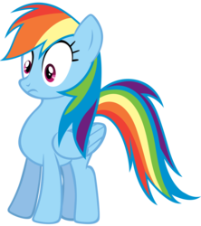 Size: 7999x9005 | Tagged: safe, artist:mmdfantage, rainbow dash, g4, absurd resolution, female, simple background, solo, transparent background, vector