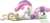 Size: 1788x813 | Tagged: safe, artist:da-exile, sweetie belle, pony, unicorn, g4, angry, atg 2014, dust, female, filly, grass, newbie artist training grounds, prone, racing, scootie belle, scooting, signature, simple background, solo, transparent background, trip