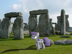 Size: 1280x960 | Tagged: artist needed, safe, maud pie, g4, irl, photo, ponies in real life, solo, stonehenge, wrong cutie mark