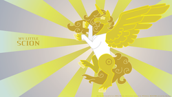 Size: 1920x1080 | Tagged: safe, artist:chromacurves, alicorn, pony, beard, clothes, facial hair, male, ponified, rampant, rearing, scion, shirt, solo, stallion, sunburst background, unshorn fetlocks, worm (series)