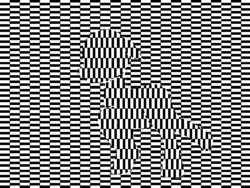 Size: 800x600 | Tagged: safe, artist:filesurface, monochrome, newbie artist training grounds, optical illusion