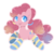 Size: 1280x1280 | Tagged: dead source, safe, artist:hawthornss, part of a set, pinkie pie, earth pony, pony, g4, :p, alternate hairstyle, clothes, cute, diapinkes, ear fluff, female, mare, no nose, pigtails, simple background, socks, solo, striped socks, transparent background