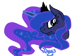 Size: 800x600 | Tagged: safe, artist:nothin-but-my-bones, princess luna, lunadoodle, g4, female, solo