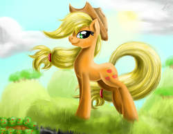 Size: 1800x1400 | Tagged: safe, artist:yummiestseven65, applejack, earth pony, pony, g4, female, solo