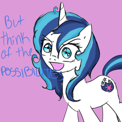 Size: 600x600 | Tagged: safe, artist:sugarberry, shining armor, g4, ask-cadance, excited, gleaming shield, reaction image, rule 63, solo, tumblr