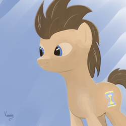 Size: 1200x1200 | Tagged: safe, artist:varemia, doctor whooves, time turner, g4, male, solo