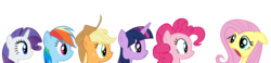 Size: 1856x430 | Tagged: safe, artist:kuren247, idw, applejack, fluttershy, pinkie pie, rainbow dash, rarity, twilight sparkle, alicorn, earth pony, pegasus, pony, unicorn, friendship is magic #17, g4, my little pony: friendship is magic (idw), spoiler:comic, exploitable meme, floppy ears, idw showified, mane 6 interests, mane six, meme, scene interpretation, simple background, transparent background, twilight sparkle (alicorn), vector