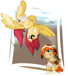 Size: 900x1001 | Tagged: safe, artist:pomnoi, oc, oc only, oc:gearburst, pegasus, pony, artificial wings, augmented, aviator hat, bandage, goggles, hat, mechanical wing, wings