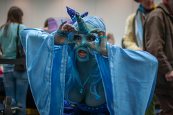 Size: 2555x1699 | Tagged: safe, trixie, human, g4, cosplay, irl, irl human, nightmare fuel, photo
