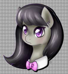 Size: 820x896 | Tagged: dead source, safe, artist:orbis93, octavia melody, earth pony, pony, g4, bowtie, female, portrait, solo