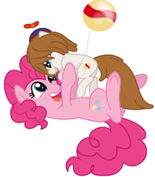 Size: 1128x1280 | Tagged: safe, pinkie pie, g4, balloon, balloon boy, cute, five nights at freddy's, five nights at freddy's 2, ponified