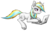 Size: 6400x3913 | Tagged: safe, artist:strachattack, oc, oc only, pony, unicorn, computer, female, laptop computer, mare, unshorn fetlocks