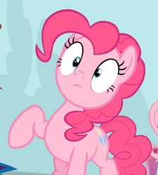 Size: 965x1071 | Tagged: safe, screencap, pinkie pie, g4, pinkie pride, female, reaction image, solo