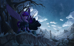 Size: 1920x1197 | Tagged: safe, artist:sceathlet, twilight sparkle, alicorn, pony, g4, female, mare, solo, twilight sparkle (alicorn)