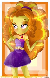 Size: 3295x5075 | Tagged: safe, artist:vixelzf, adagio dazzle, equestria girls, g4, my little pony equestria girls: rainbow rocks, female, solo