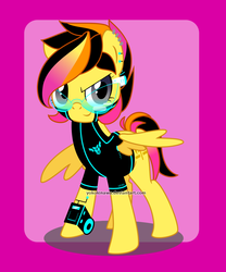 Size: 1000x1200 | Tagged: safe, artist:yokokinawa, oc, oc only, pegasus, pony, adoptable, glasses, solo