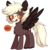 Size: 633x632 | Tagged: safe, artist:sharkmochi, oc, oc only, pegasus, pony, non-mlp oc, ponified, solo