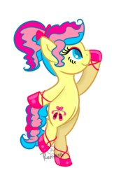 Size: 1500x2300 | Tagged: safe, artist:rem-ains, oc, oc only, oc:twinkle toes, earth pony, pony, ballerina, ballet slippers, solo