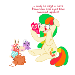 Size: 2000x2000 | Tagged: safe, artist:rem-ains, oc, oc only, oc:gumdrop, card, hearts and hooves day, high res, solo
