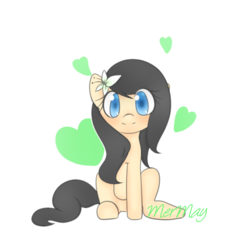 Size: 539x572 | Tagged: safe, artist:mermaylove, oc, oc only, earth pony, pony, heart, solo