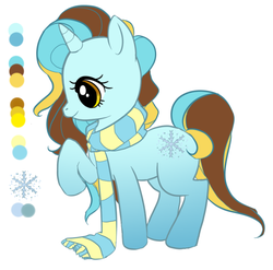 Size: 634x627 | Tagged: safe, artist:forestmurmurs, oc, oc only, pony, unicorn, clothes, scarf, solo