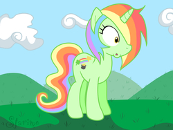 Size: 1024x768 | Tagged: safe, artist:starimo, oc, oc only, oc:lucky star, pony, unicorn