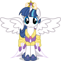 Size: 896x892 | Tagged: safe, artist:blah23z, shining armor, twilight sparkle, alicorn, pony, g4, female, mare, recolor, solo, twilight sparkle (alicorn)