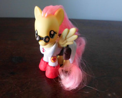 Size: 850x683 | Tagged: safe, fluttershy, g4, crossover, doll, fluttermedic, medic, medic (tf2), parody, team fortress 2, toy