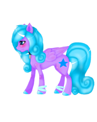 Size: 1024x1280 | Tagged: safe, artist:kittykthxbai, oc, oc only, oc:star shooter, pegasus, pony, collar, solo