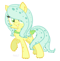 Size: 1350x1390 | Tagged: safe, artist:dreamilicious, oc, oc only, oc:tenta cream, original species, tentacle pony, solo