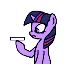 Size: 585x493 | Tagged: safe, artist:guess, twilight sparkle, g4, animated, book, female, pixiv, solo, spinning, style emulation