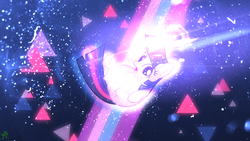 Size: 2560x1440 | Tagged: safe, artist:antylavx, artist:xpesifeindx, twilight sparkle, g4, falling, lens flare, triangle, vector, wallpaper
