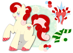 Size: 1024x749 | Tagged: safe, artist:martieek, oc, oc only, oc:peppermint spark, earth pony, pony, reference sheet, solo