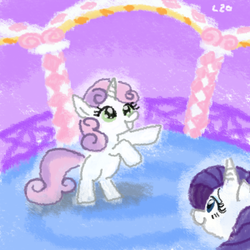 Size: 800x800 | Tagged: artist needed, safe, rarity, sweetie belle, g4